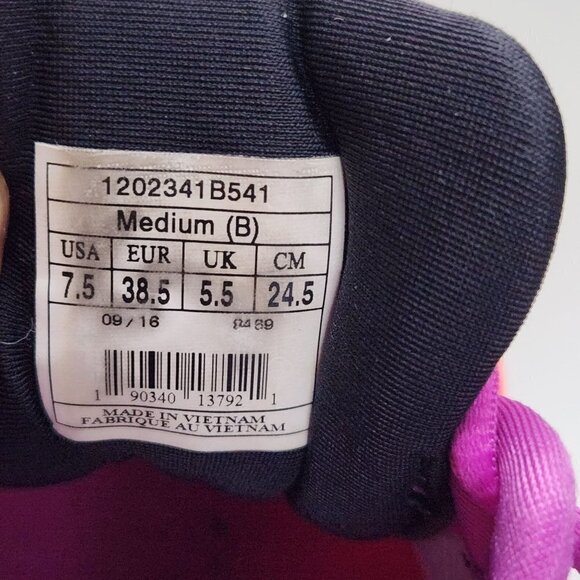 Brooks Launch 4 Neon Pink Purple Running Shoe Size 7.5 - Picture 9 of 10